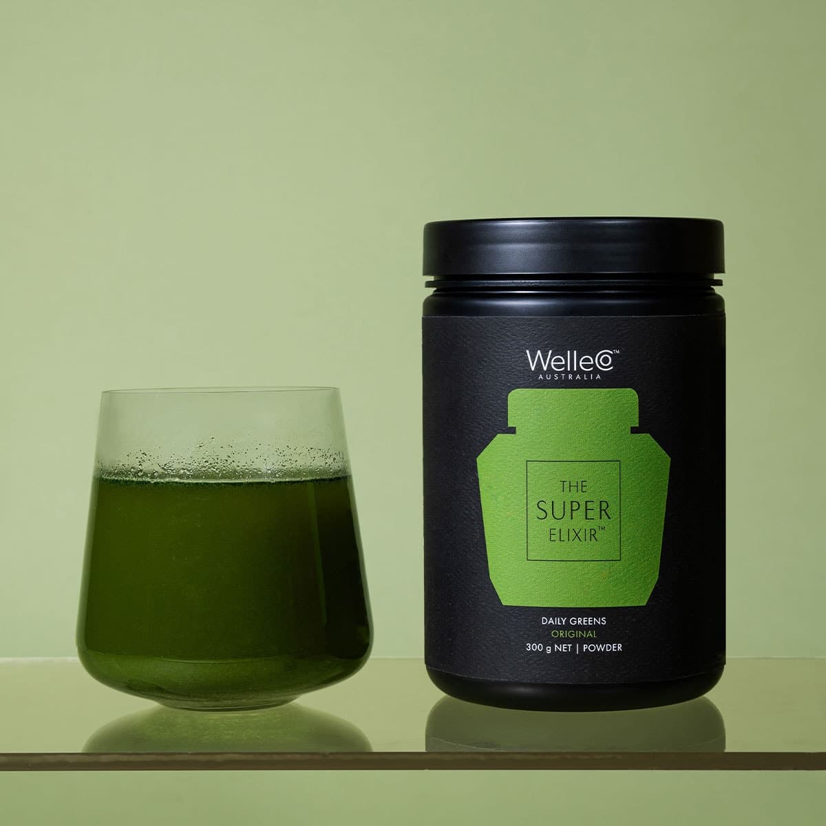 Thumbnail WelleCo The Super Elixir Daily Greens Powder Original Pineapple & Lime 300g