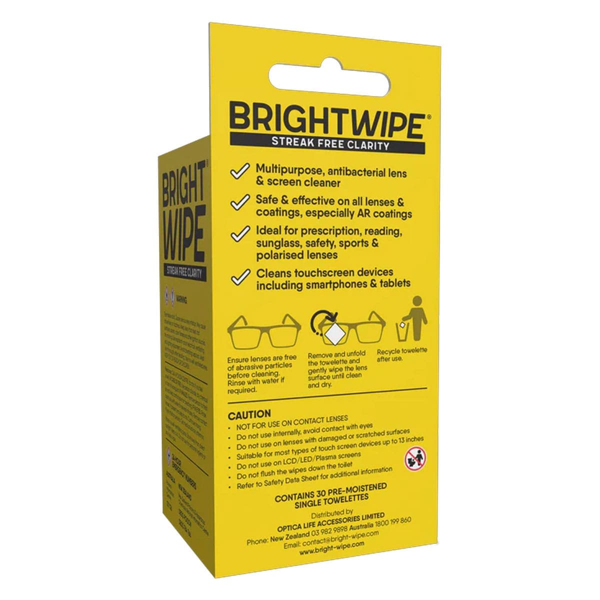 Thumbnail Bright Wipe Lens Wipe 30 Pack