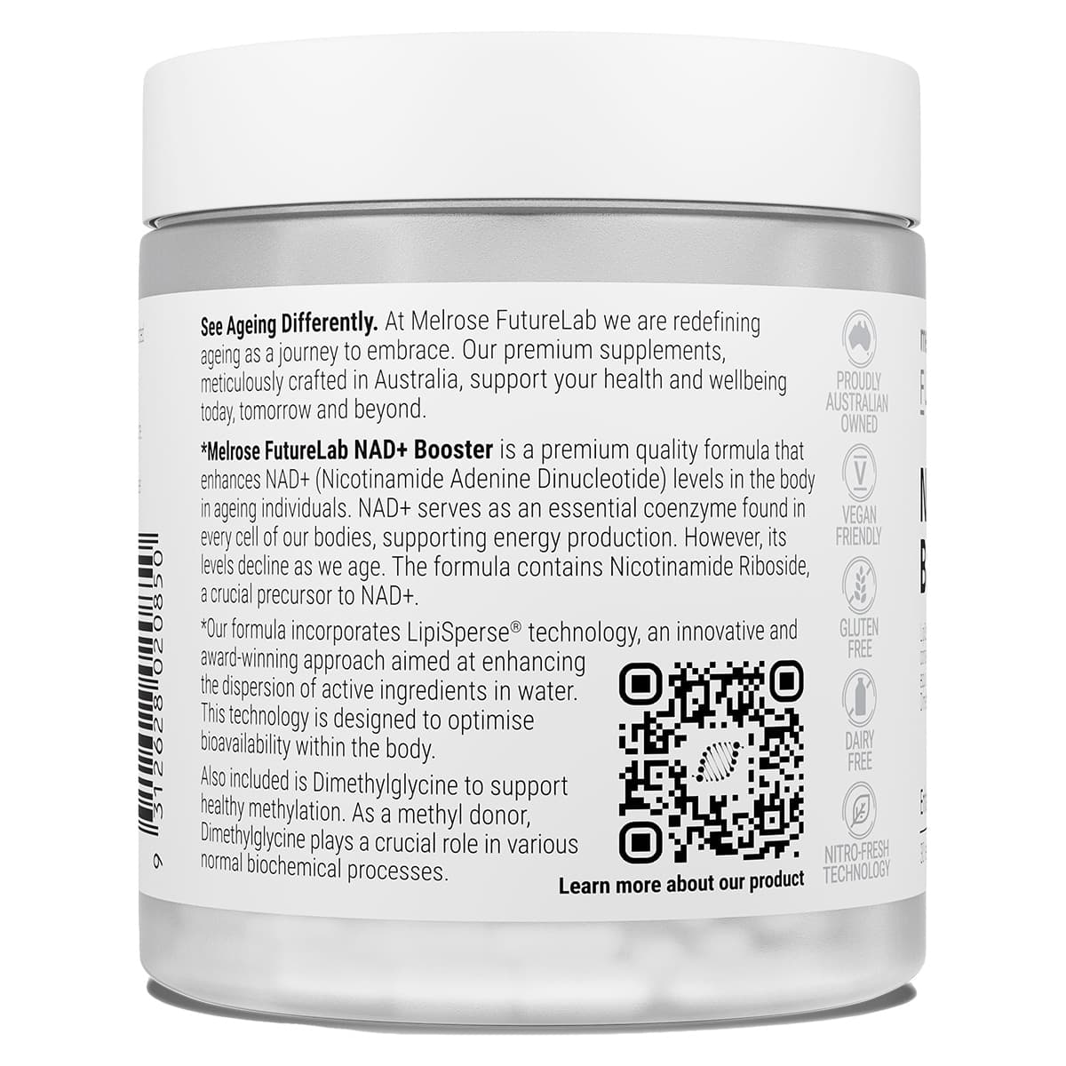 Thumbnail Melrose FutureLab NAD+ Booster 30 Capsules