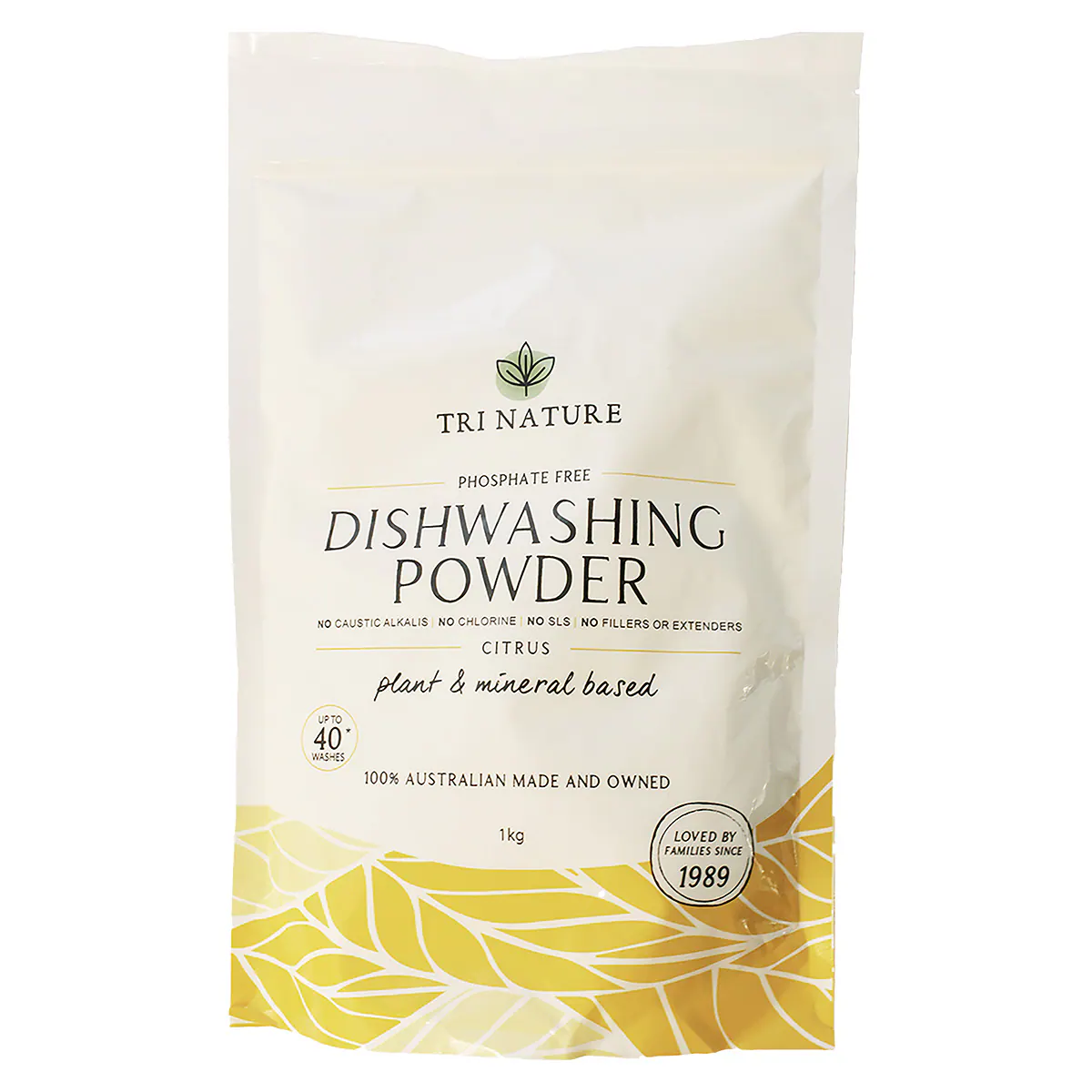 Thumbnail Tri Nature Dishwashing Powder Citrus 1kg