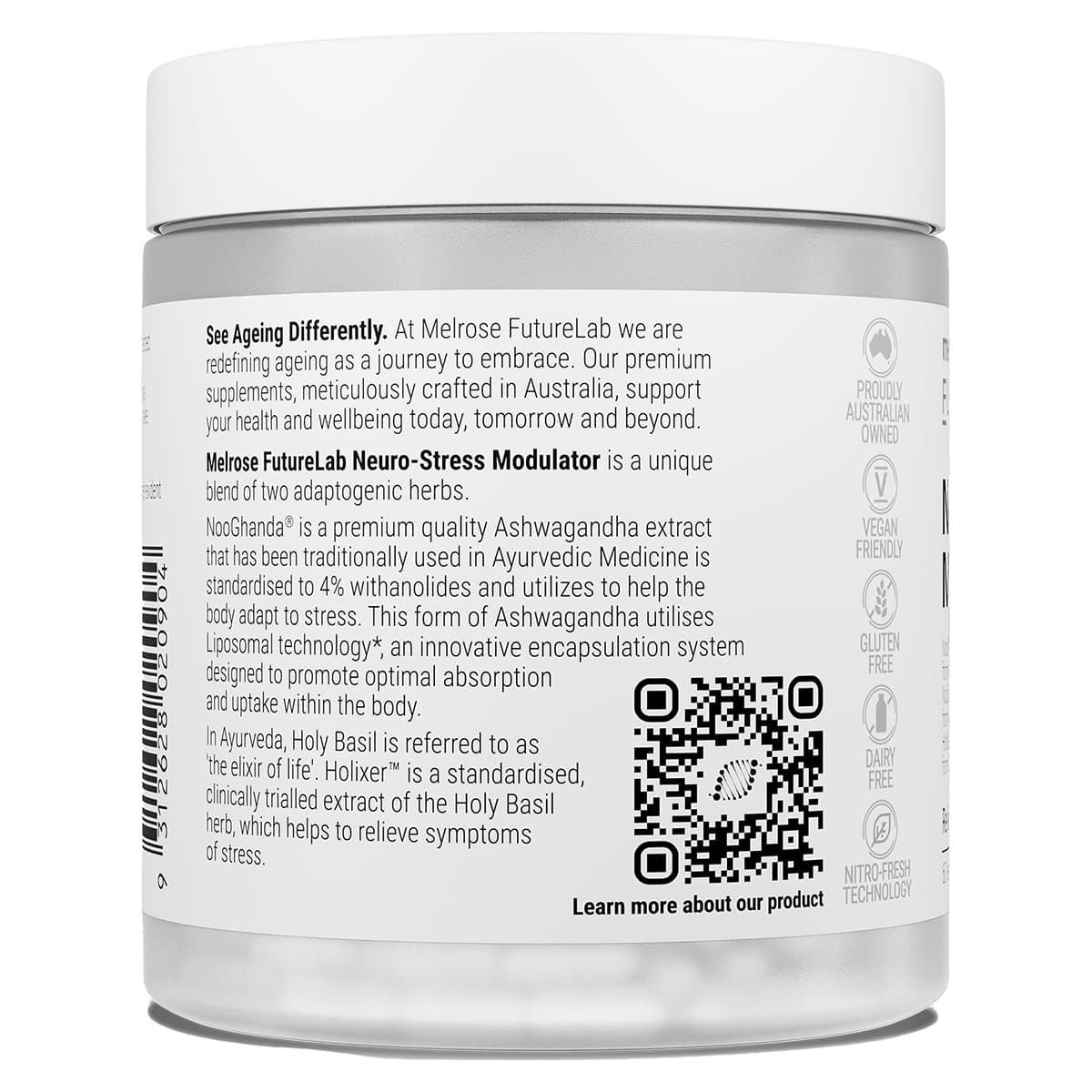 Thumbnail Melrose FutureLab Neuro-Stress Modulator 60 Capsules