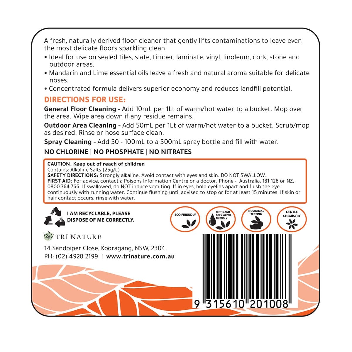 Thumbnail Tri Nature Optimate Floor Cleaner Concentrate 500ml