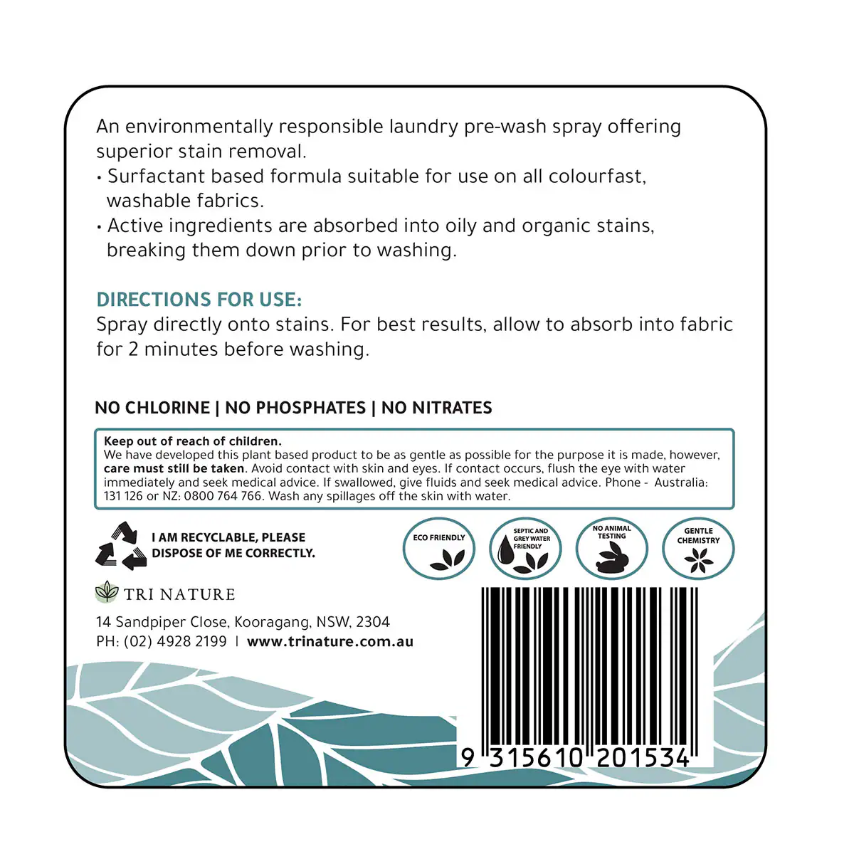 Thumbnail Tri Nature Enhance Pre Wash Spray 500ml