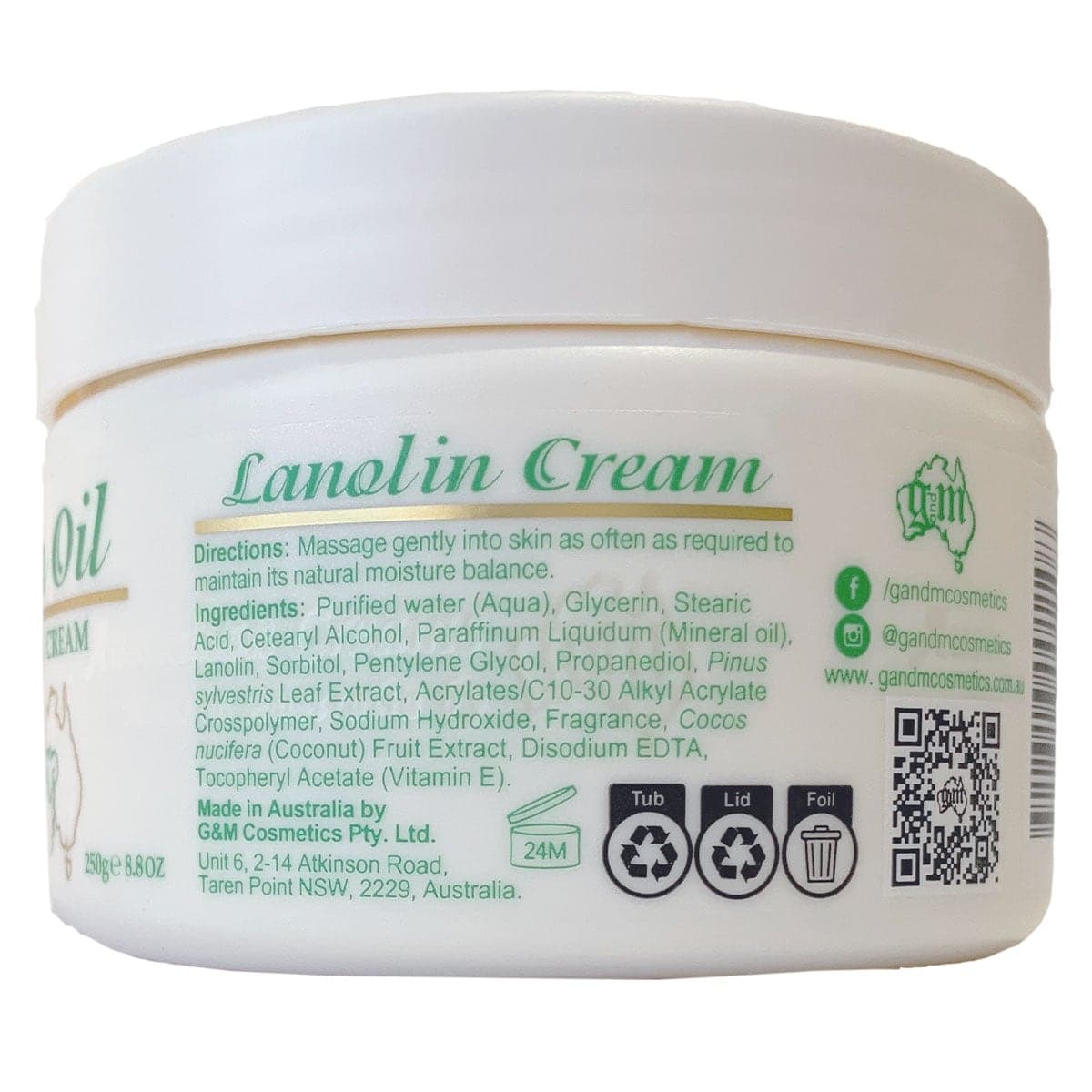 Thumbnail Australian Creams Lanolin Day Cream 250g