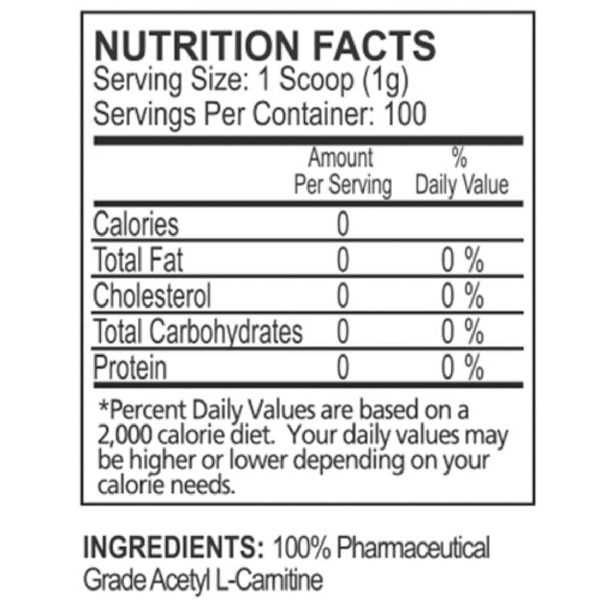 Thumbnail EHPLabs Acetyl L-Carnitine 100g