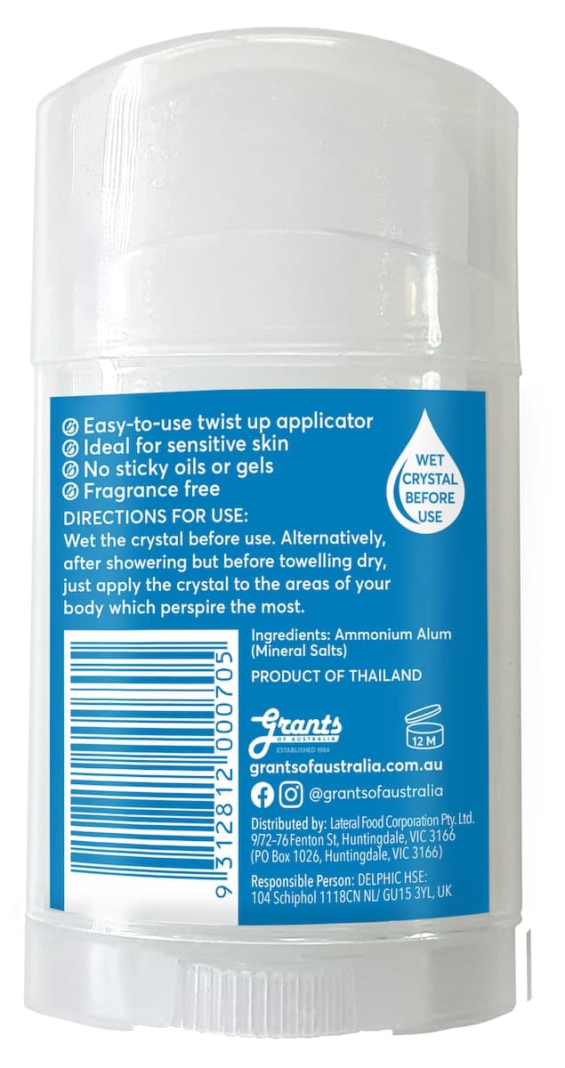 Thumbnail Grants Natural Crystal Deodorant 100g