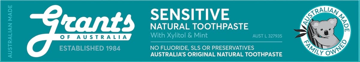 Thumbnail Grants Natural Toothpaste Sensitive Fluoride Free 100g