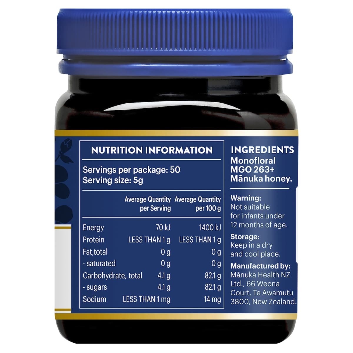 Thumbnail Manuka Health MGO 263+ UMF 10 Manuka Honey 250g