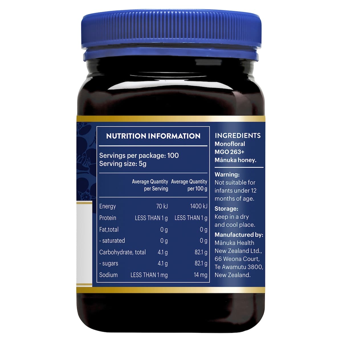 Thumbnail Manuka Health MGO 263+ UMF 10 Manuka Honey 500g