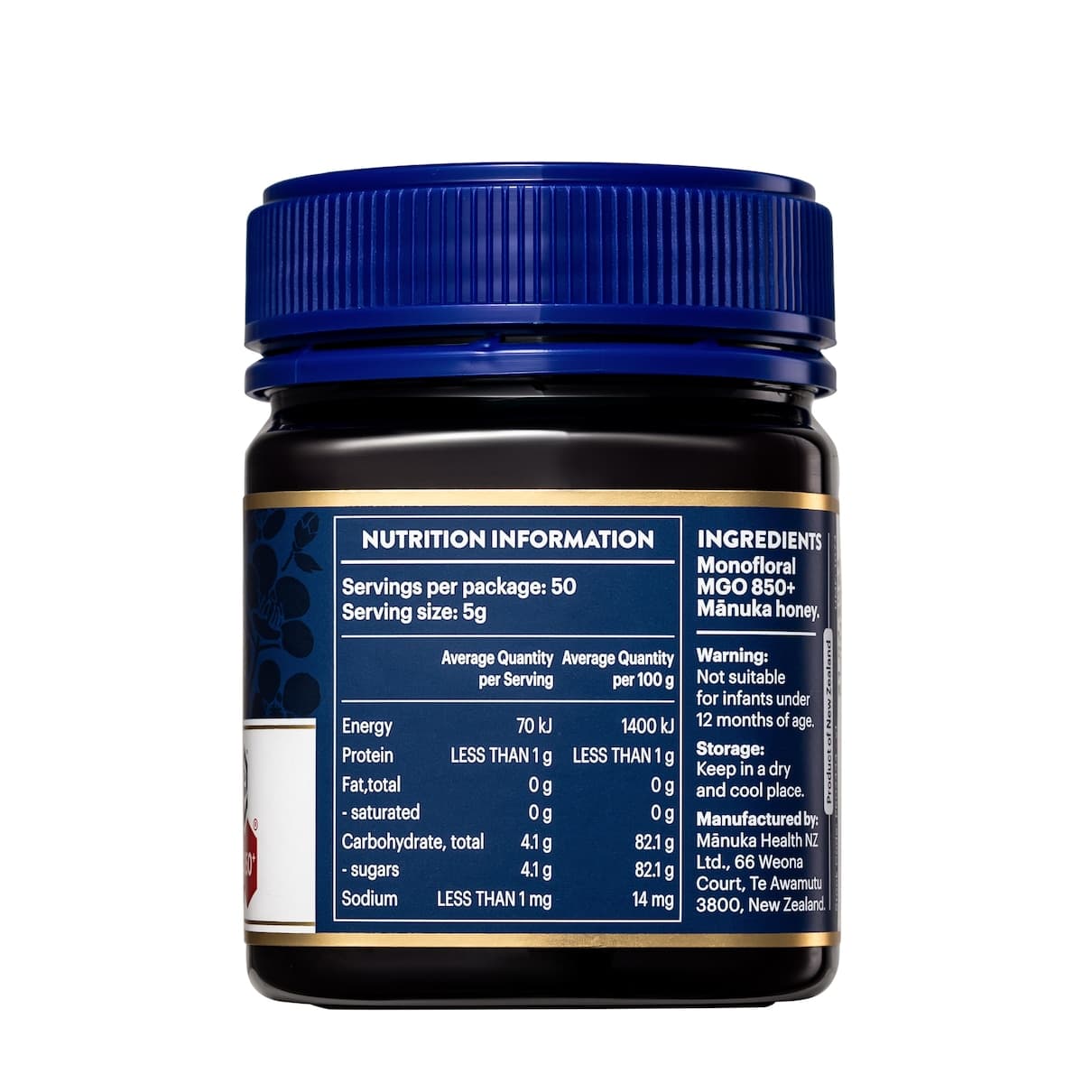 Thumbnail Manuka Health MGO 850+ UMF20+ Manuka Honey 250g