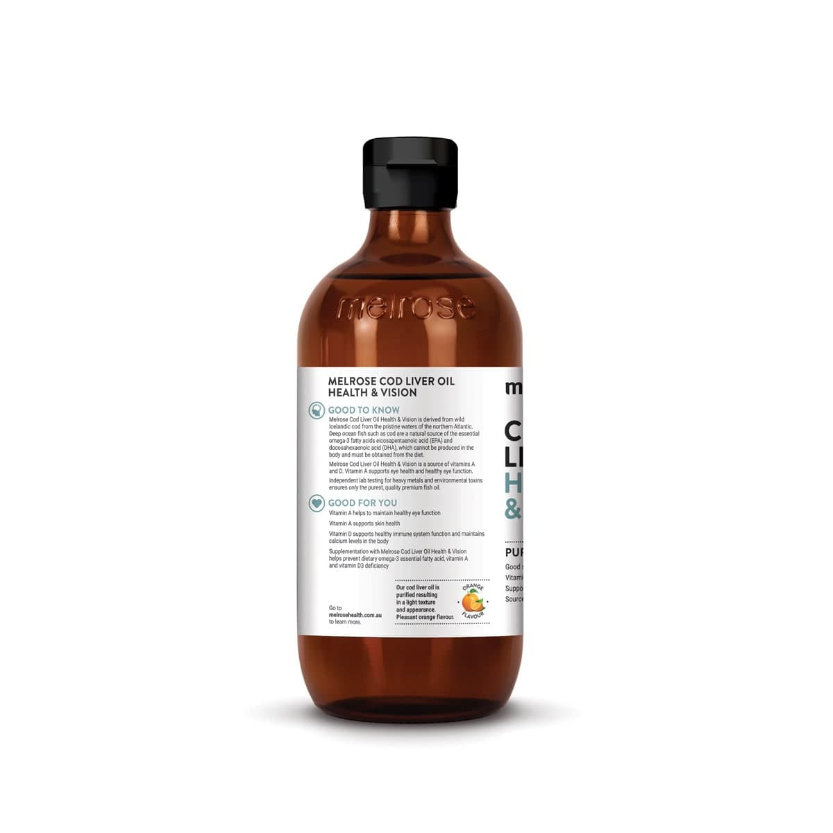 Thumbnail Melrose Cod Liver Oil Health & Vision 500ml