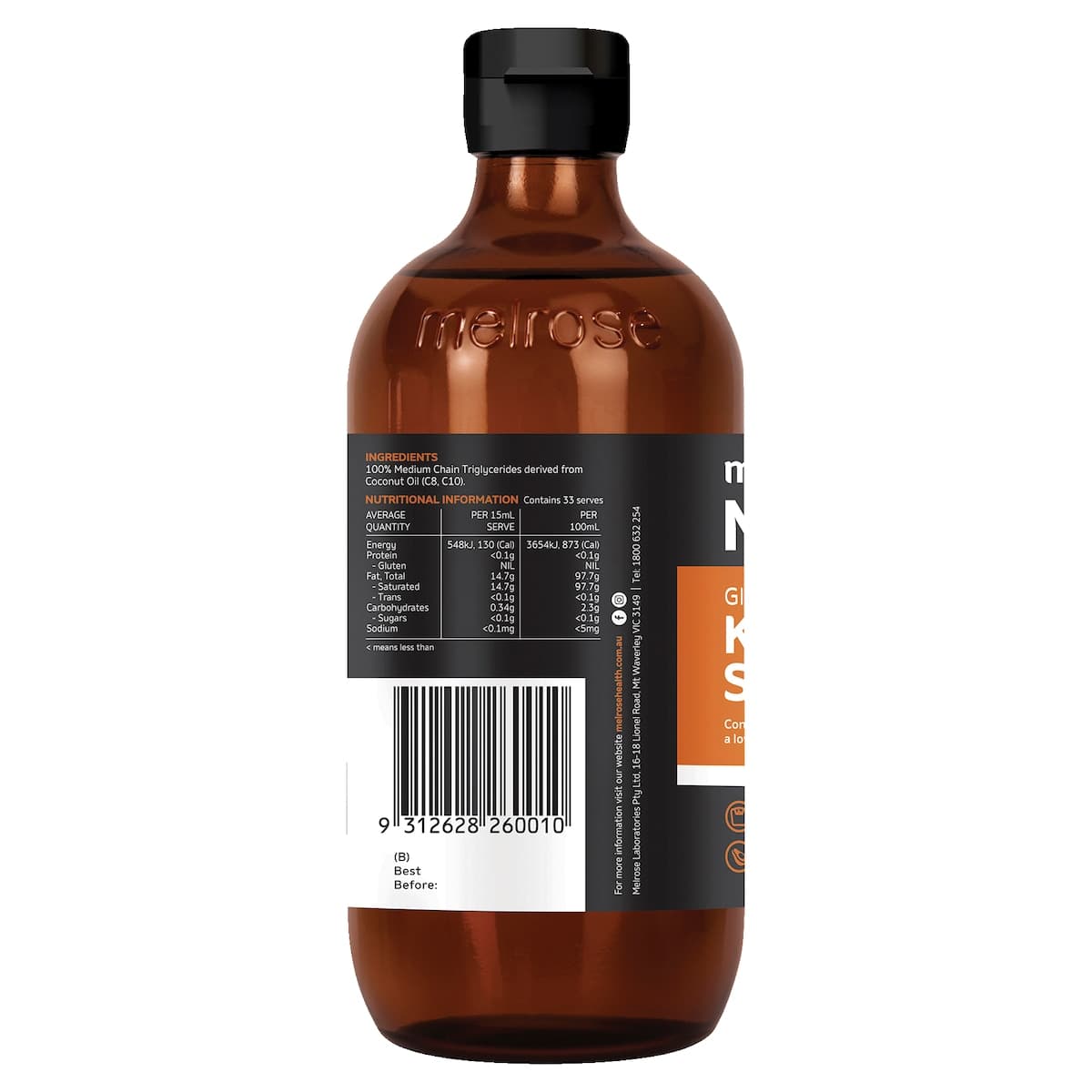 Thumbnail Melrose MCT Oil Kick Start 500ml