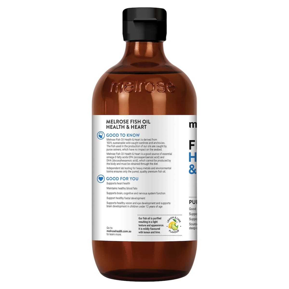 Thumbnail Melrose Omega Fish Oil Health & Heart 500ml