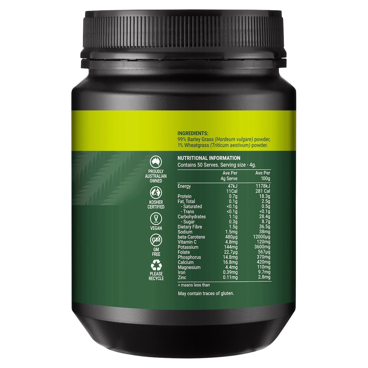 Thumbnail Melrose Organic Barley Grass Powder 200g
