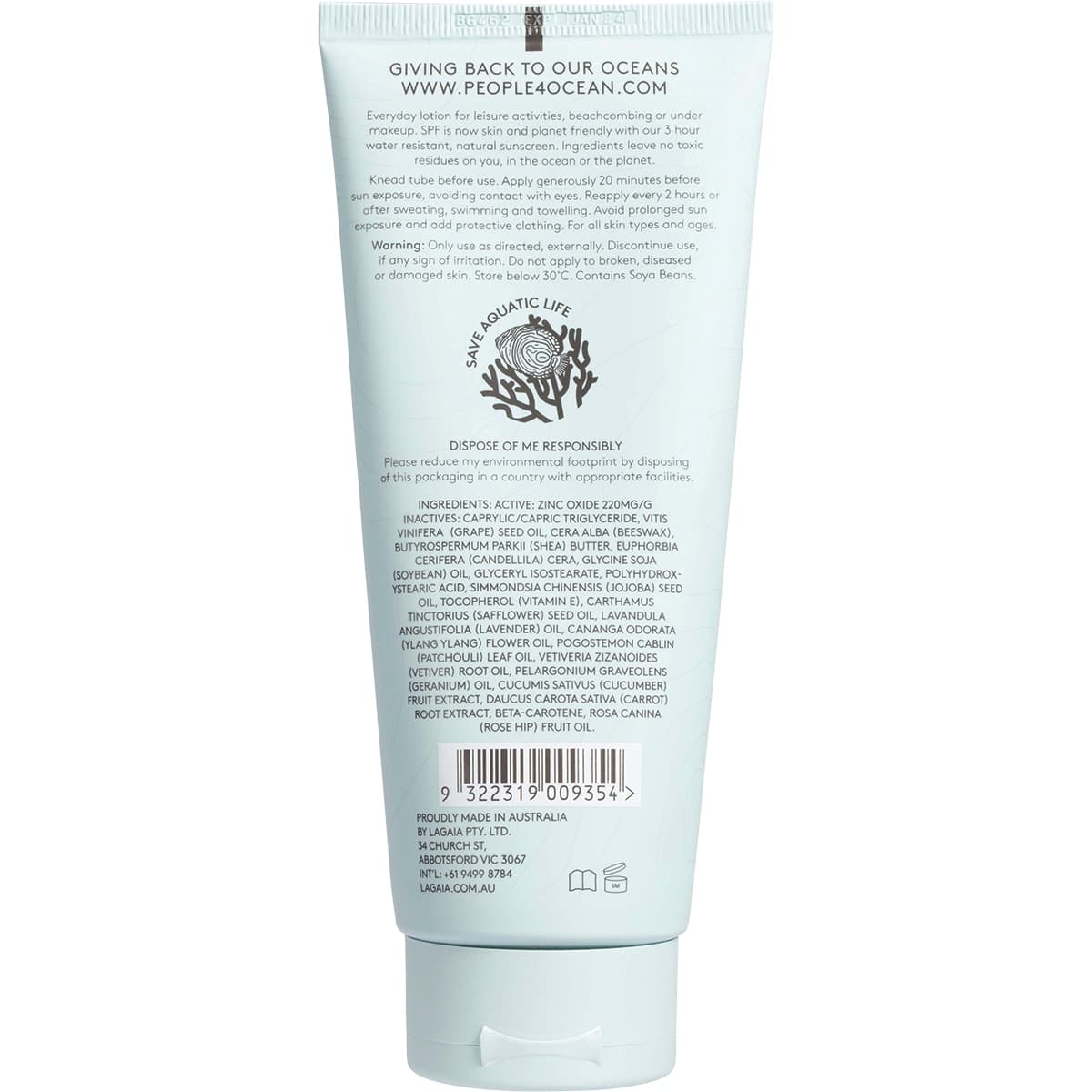 Thumbnail PEOPLE4OCEAN Natural Sunscreen SPF30 200ml