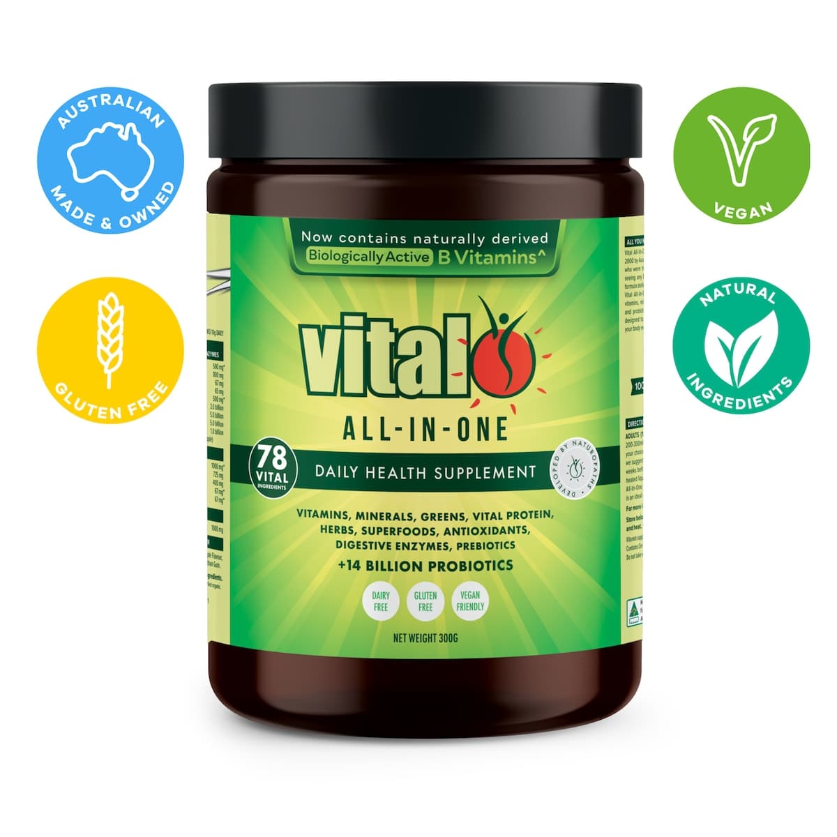 Thumbnail Vital All-in-One Daily Health Supplement Powder 300g