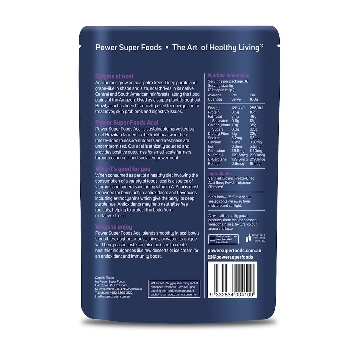 Thumbnail Power Super Foods Acai Powder 50g