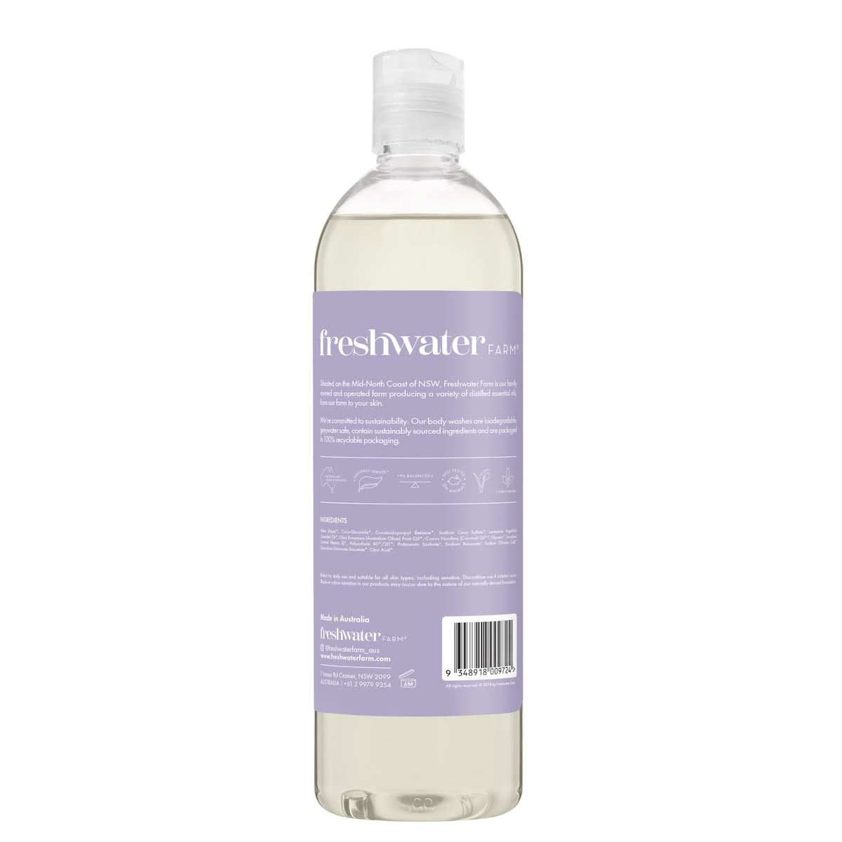 Thumbnail Freshwater Farm Lavender Oil Body Wash 500ml