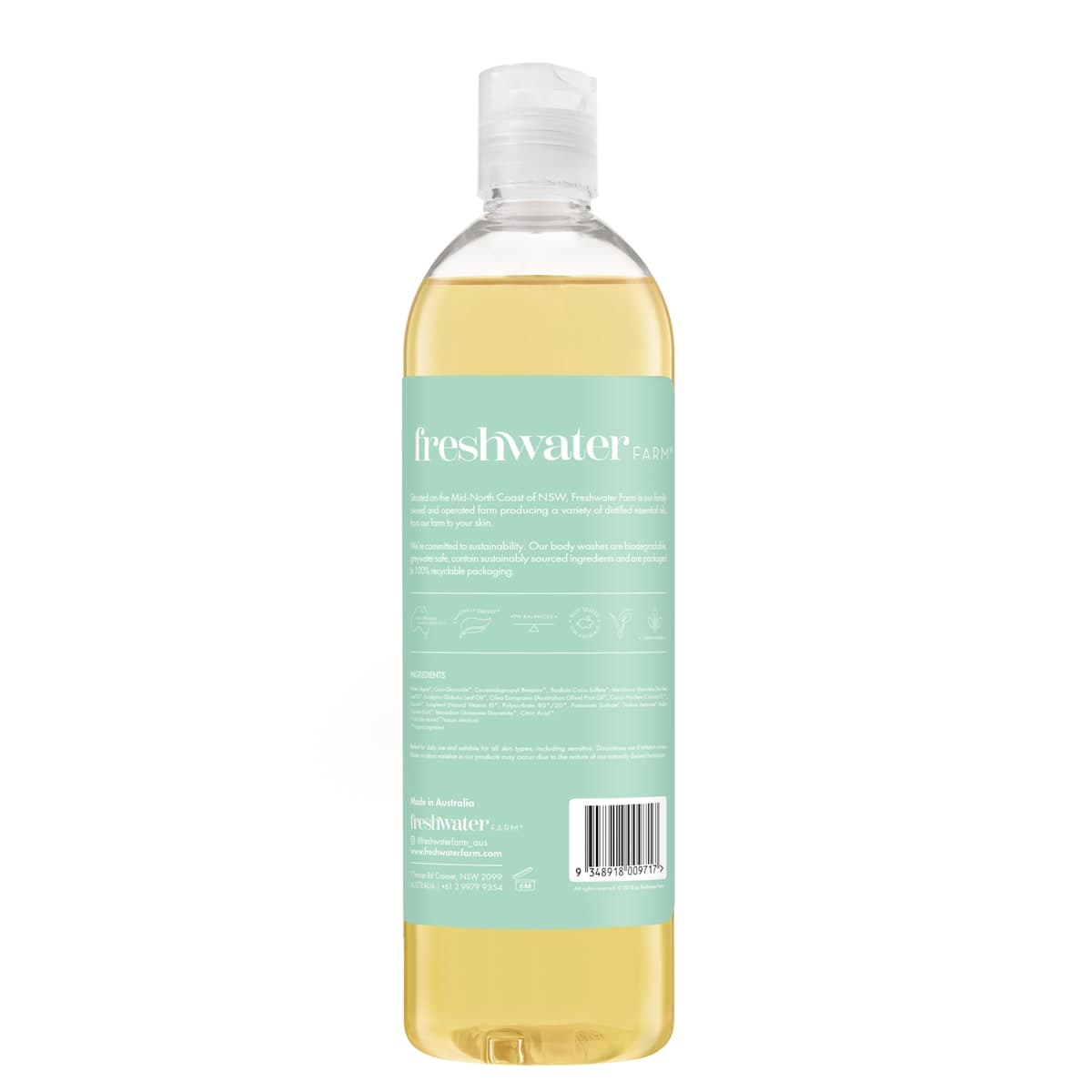 Thumbnail Freshwater Farm Tea Tree + Eucalyptus Oil Body Wash 500ml