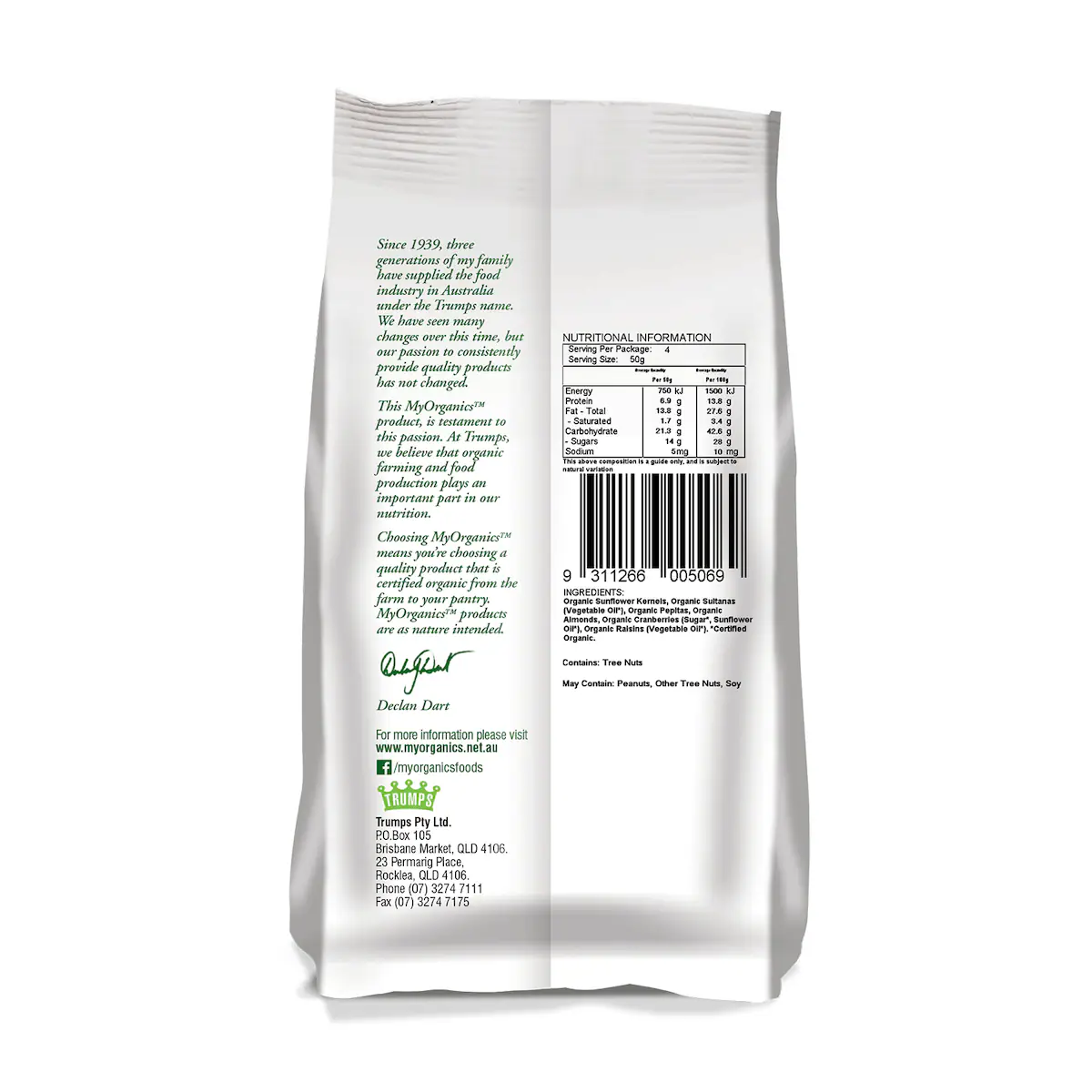 Thumbnail My Organics Deluxe Nibble Mix 200g