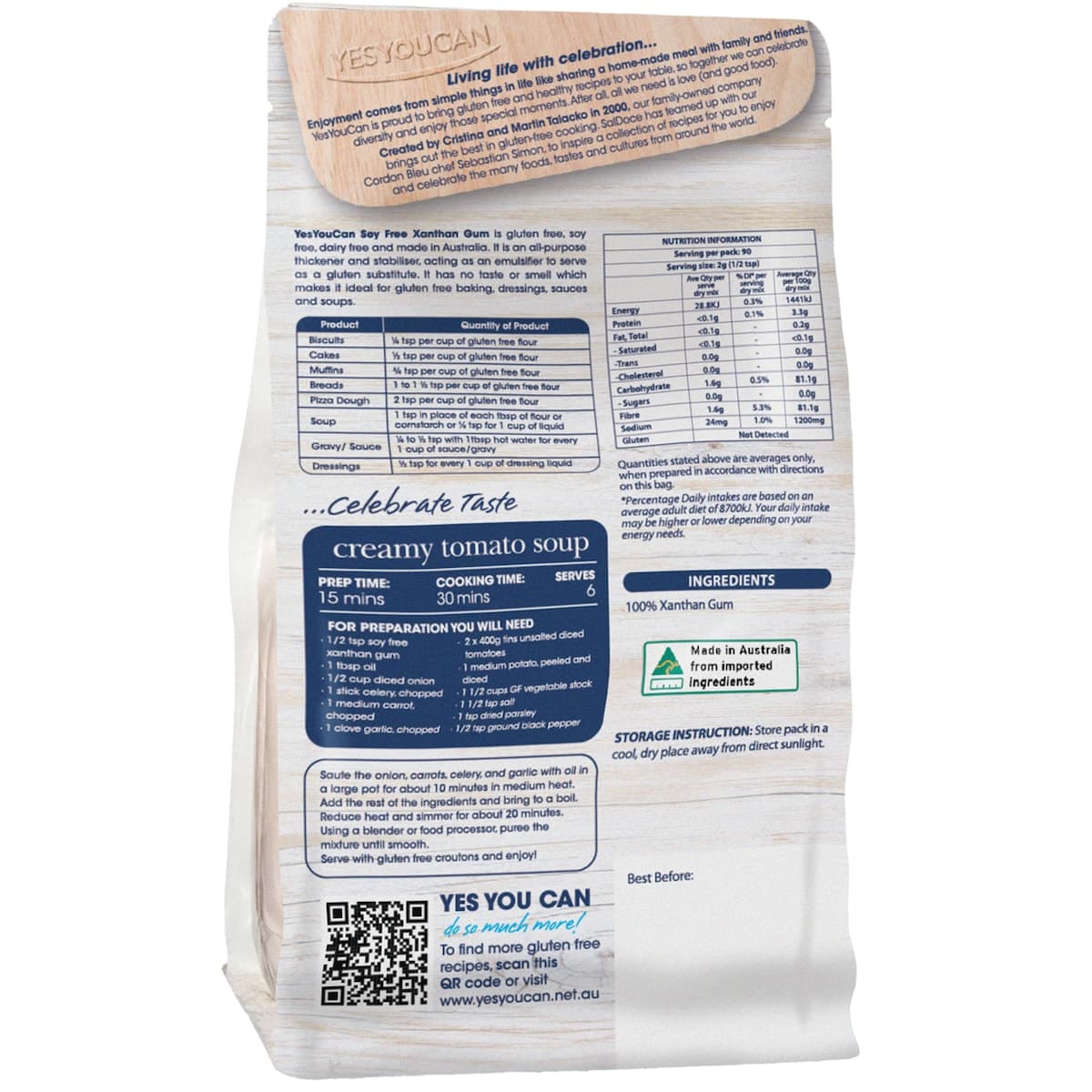Thumbnail Yesyoucan Xanthan Gum Soy Free - 180g