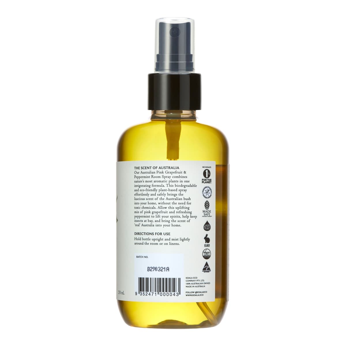 Thumbnail Koala Eco Room Spray Pink Grapefruit & Peppermint 250ml