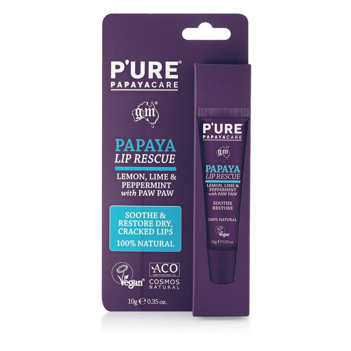 Thumbnail P'ure Papayacare Papaya Lip Rescue 10g