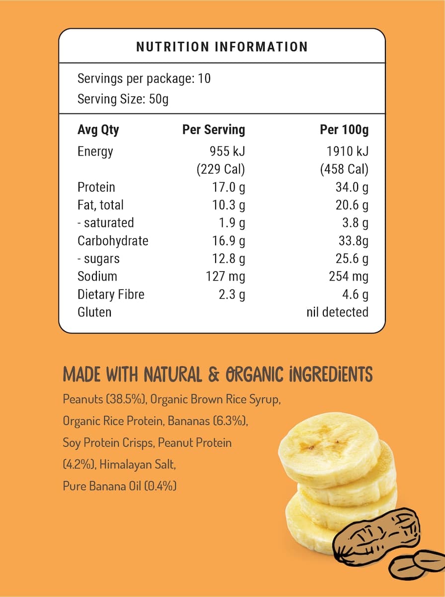 Thumbnail Fodbods Banana & Peanut Butter Bar 50g