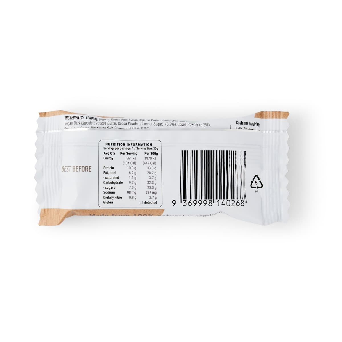 Thumbnail Fodbods Minis Mint Chocolate Bar 30g