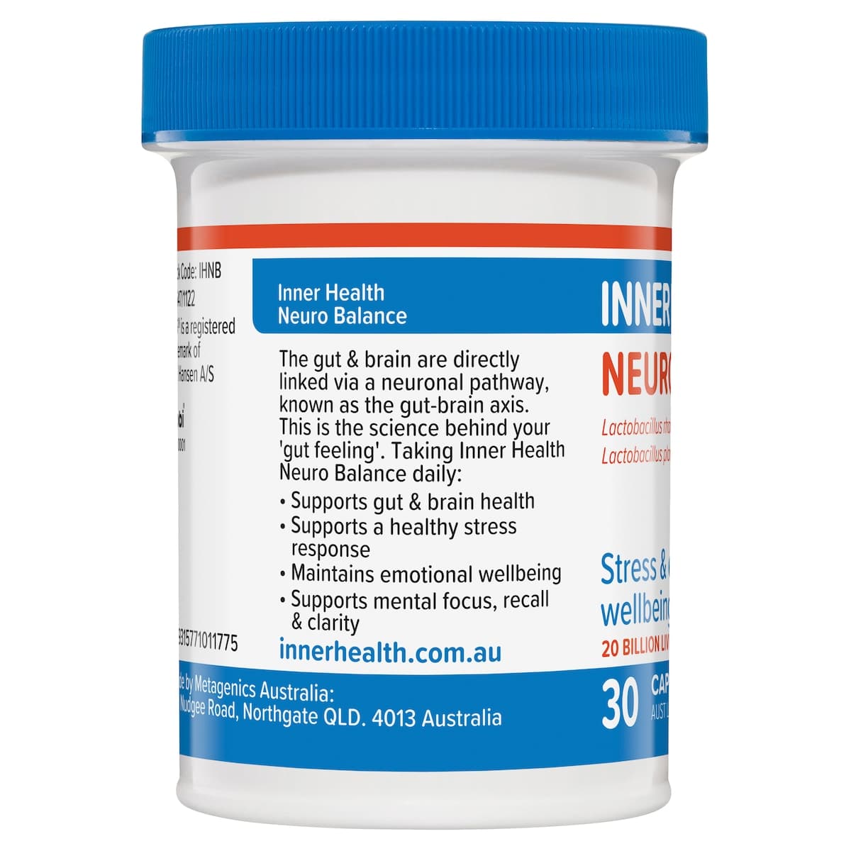 Thumbnail Inner Health Neuro Balance Probiotic 30 Capsules