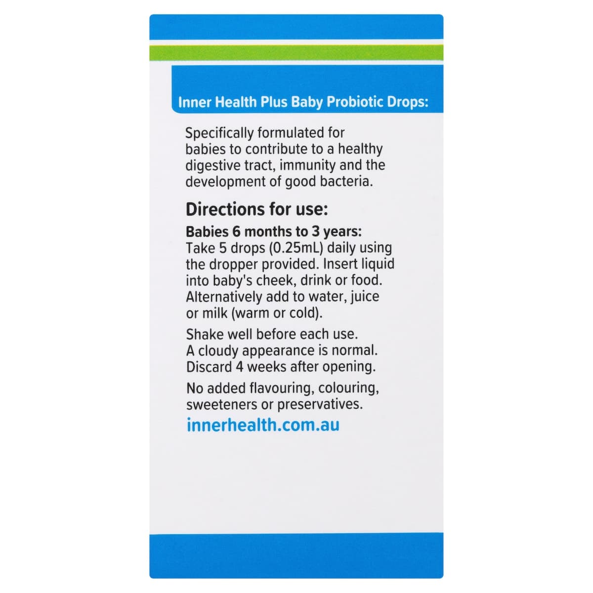 Thumbnail Inner Health Plus Baby Probiotics Drops 8ml