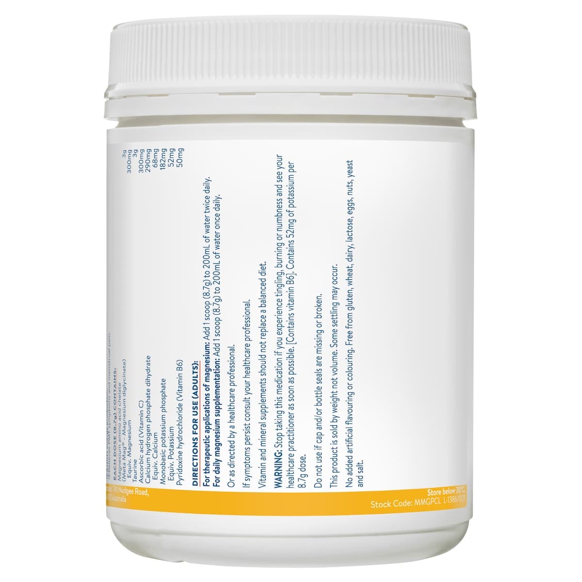 Thumbnail Ethical Nutrients Mega Magnesium Powder Citrus 450g