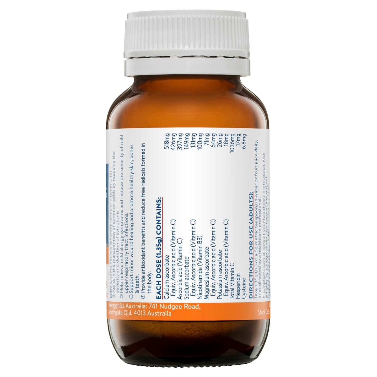 Thumbnail Ethical Nutrients Extra C 1000mg Powder Orange 100g