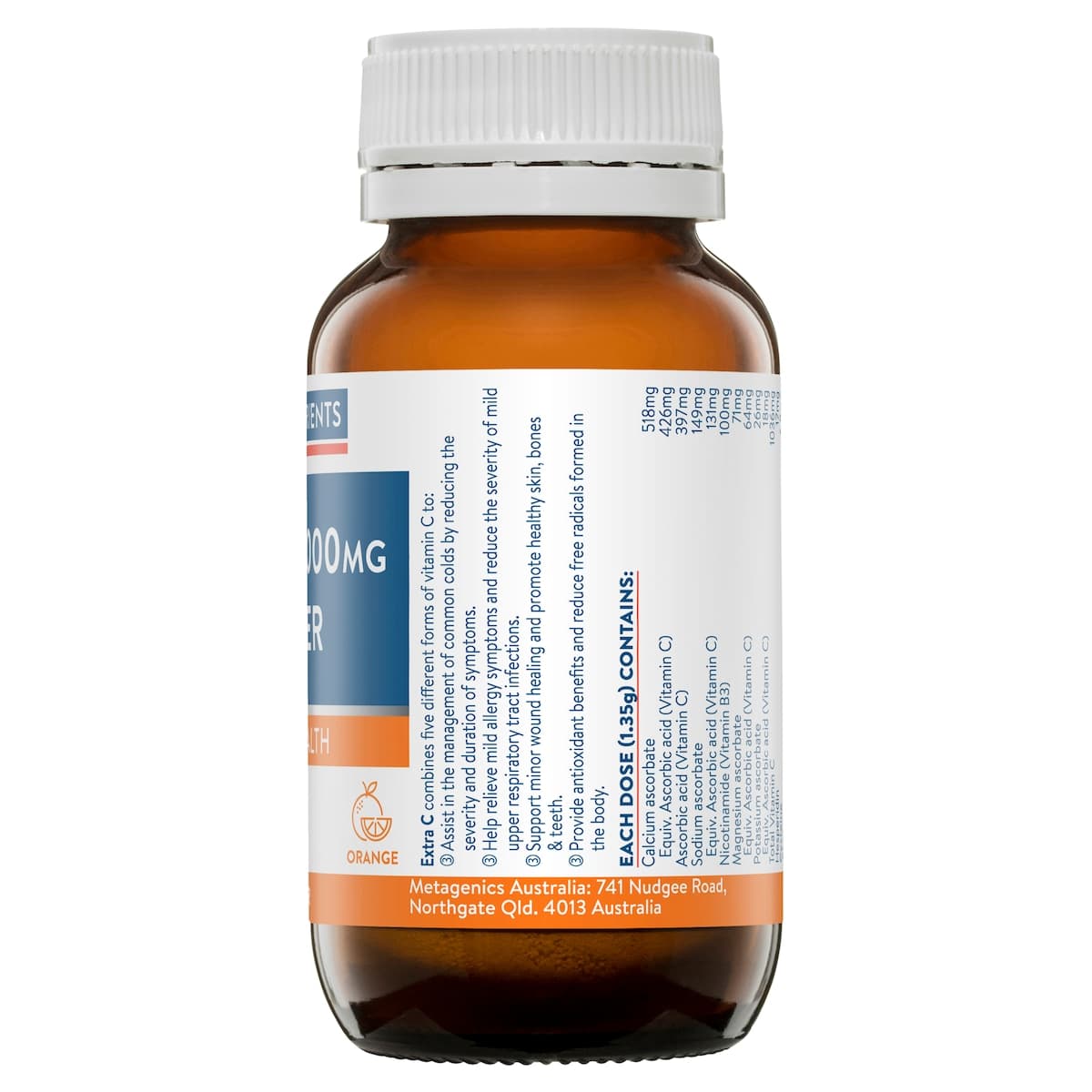 Thumbnail Ethical Nutrients Extra C 1000mg Powder Orange 100g