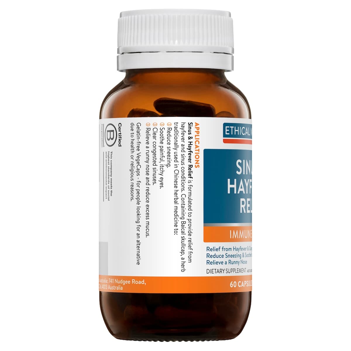 Thumbnail Ethical Nutrients Sinus & Hayfever Relief 60 Capsules