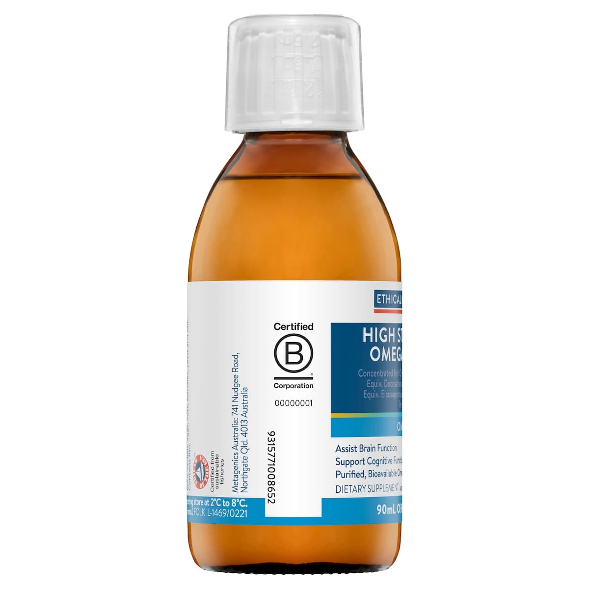 Thumbnail Ethical Nutrients High Strength Omega-3 Kids Liquid - 90ml
