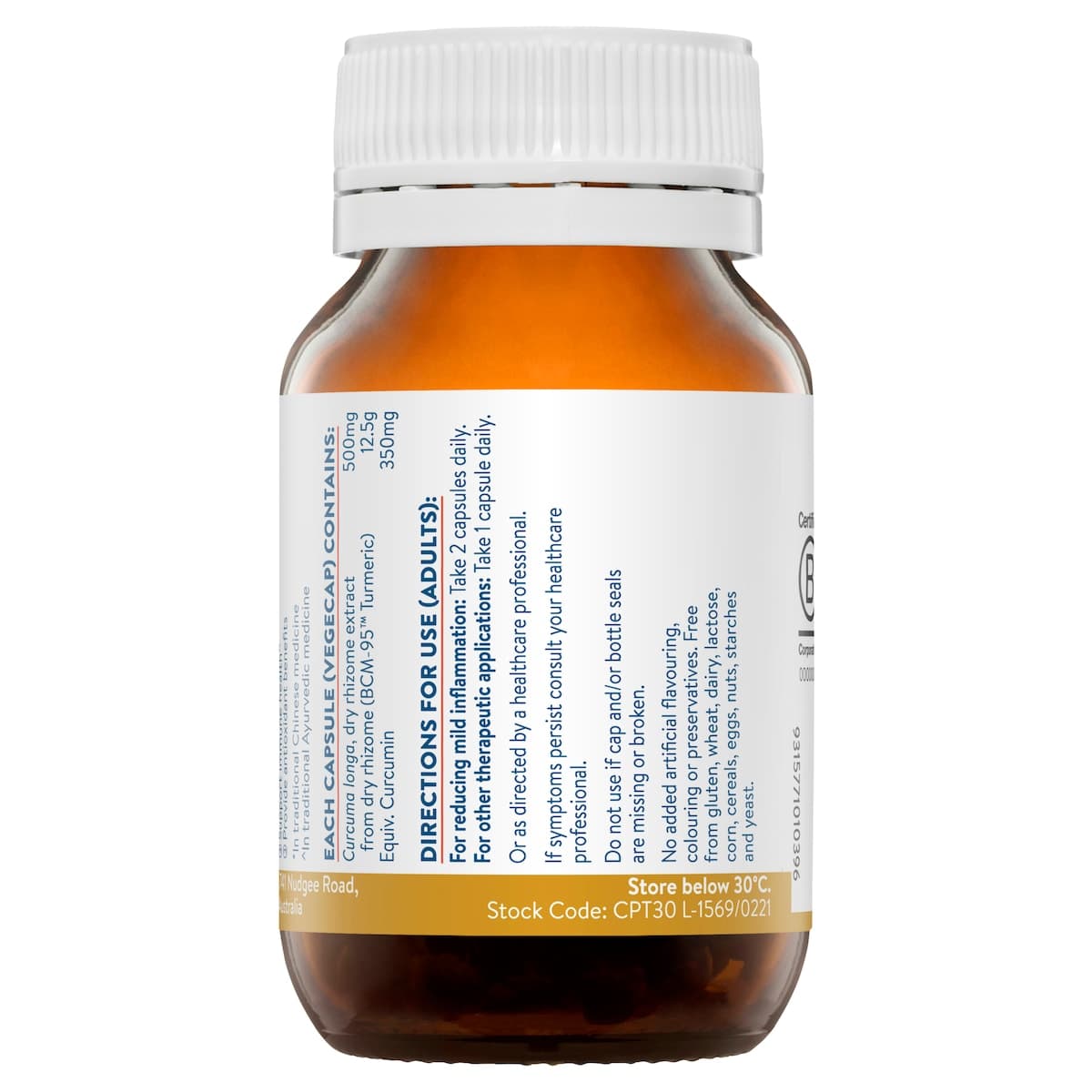 Thumbnail Ethical Nutrients Curcumin Plus 30 Capsules