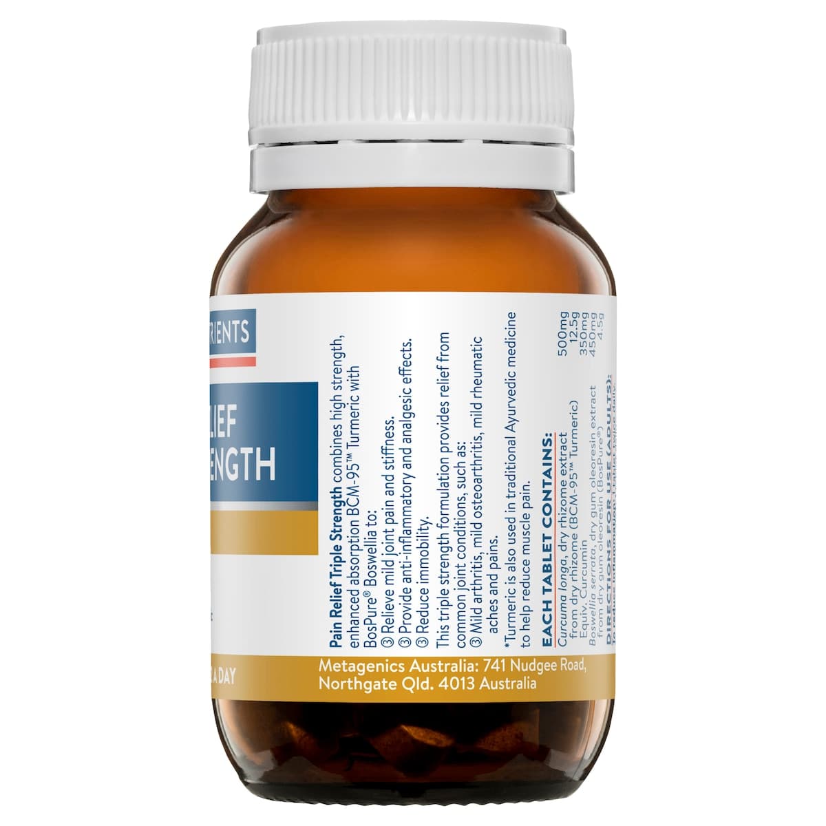Thumbnail Ethical Nutrients Pain Relief Triple Strength 30 Tablets