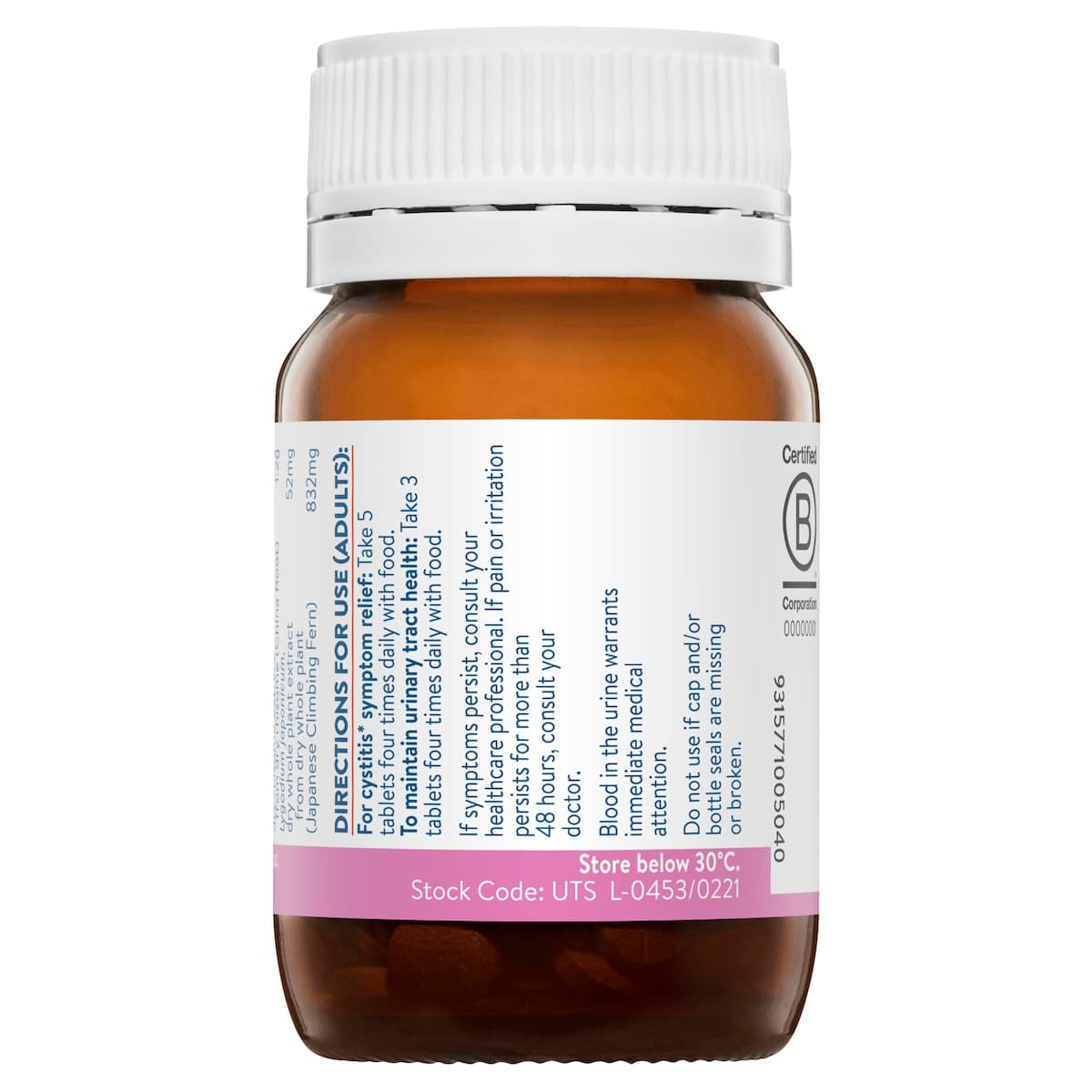 Thumbnail Ethical Nutrients Urinary Tract Support 90 Tablets