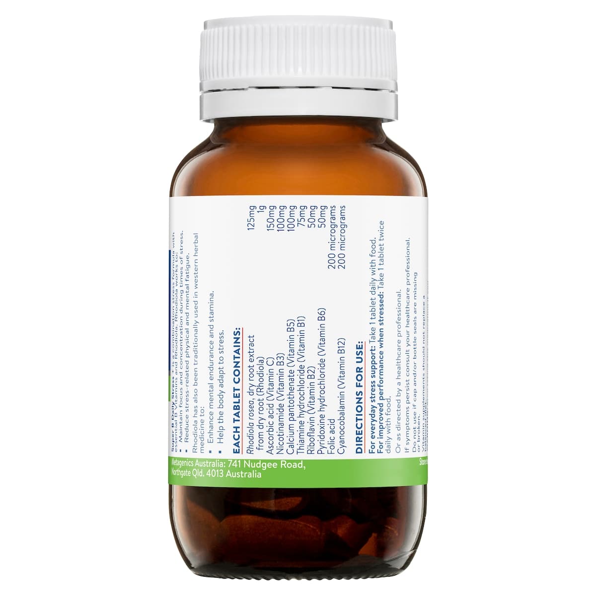 Thumbnail Ethical Nutrients Super B Daily Stress+ 60 Tablets