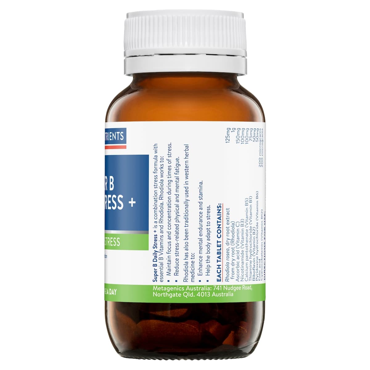 Thumbnail Ethical Nutrients Super B Daily Stress+ 60 Tablets