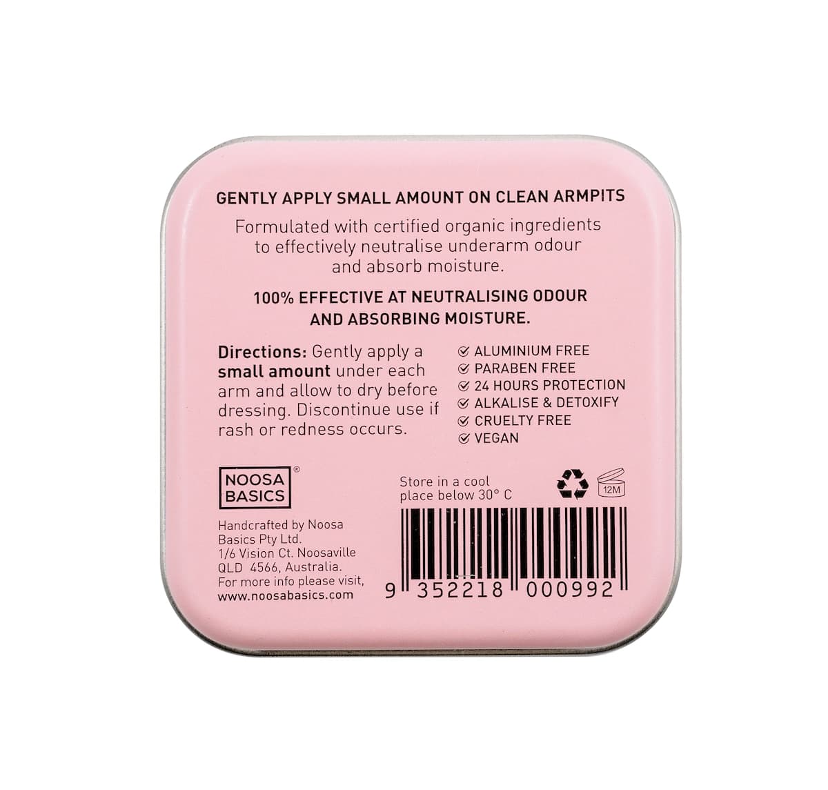 Thumbnail Noosa Basics Deodorant Tin - Rose & Frankincense 50g