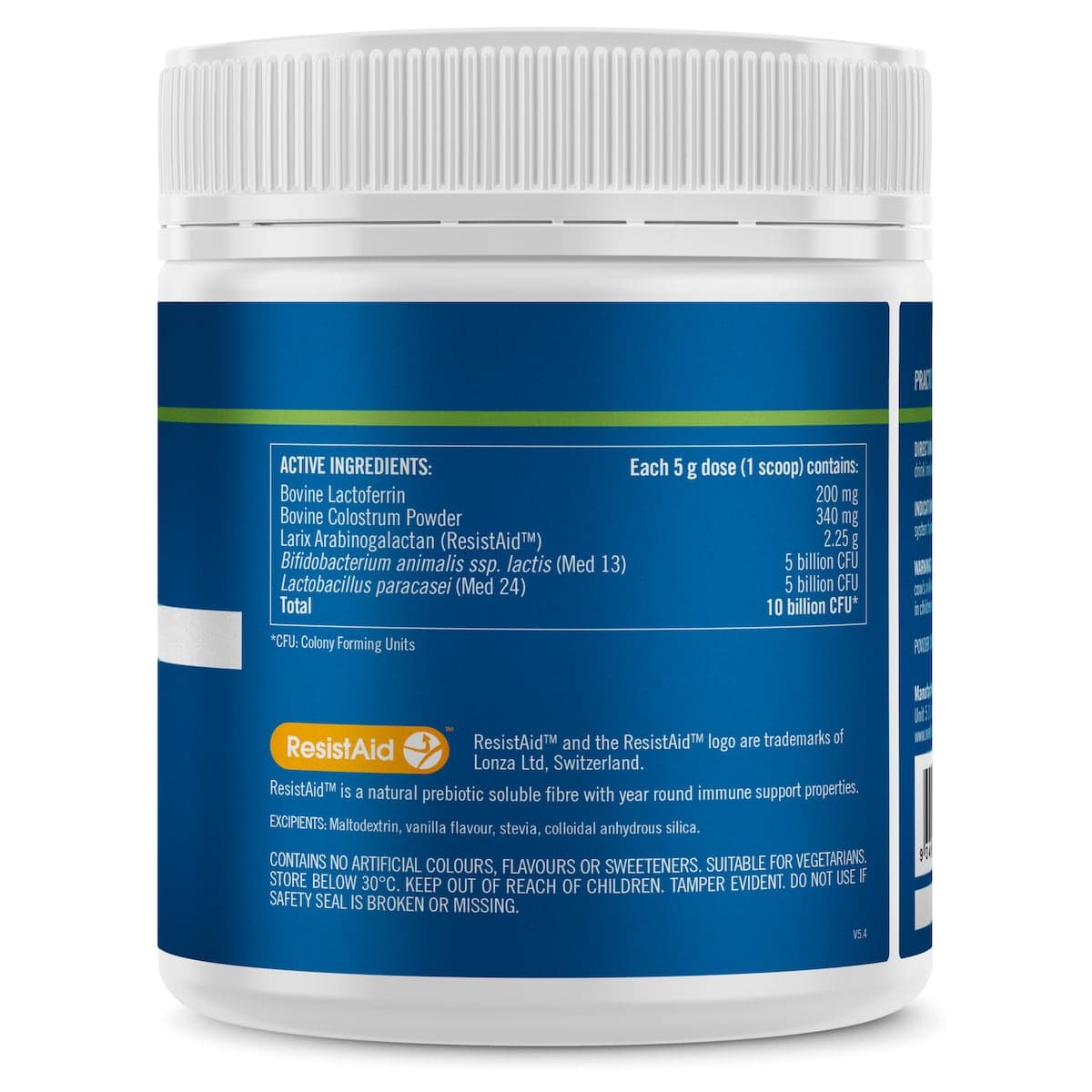 Thumbnail Medlab Immune-5 Probiotic Immune Defence Vanilla 150g