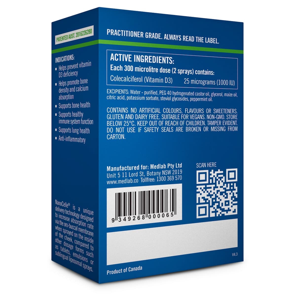 Thumbnail Medlab NanoCelle D3 30ml