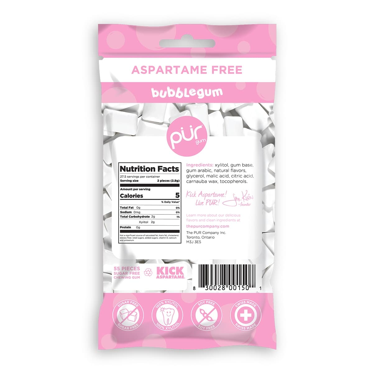 Thumbnail PUR Bubble Gum Bag 77g