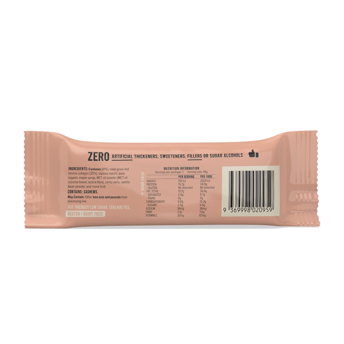 Thumbnail Chief Collagen Bar Cashew Shortbread 45g