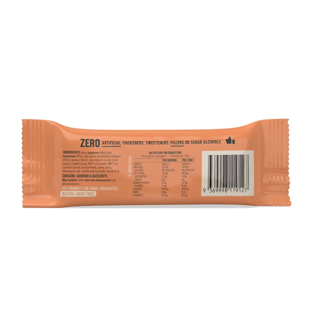 Thumbnail Chief Collagen Bar Hazelnut Brownie 45g