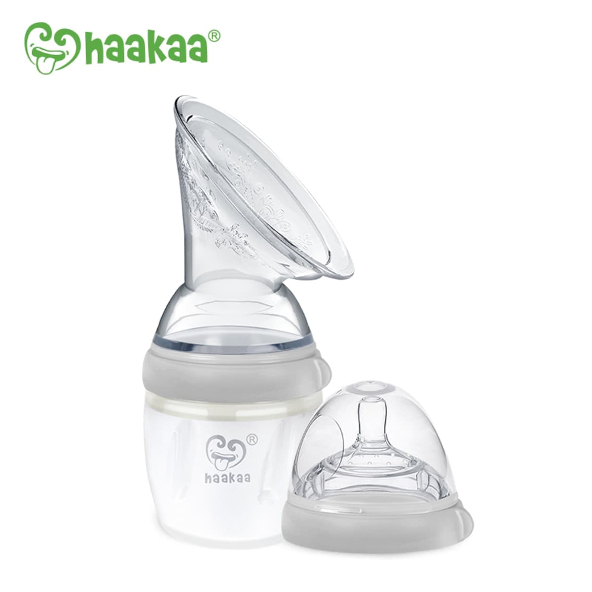 Thumbnail Haakaa Gen 3 Silicone Breast Pump & Bottle Top Set 160ml