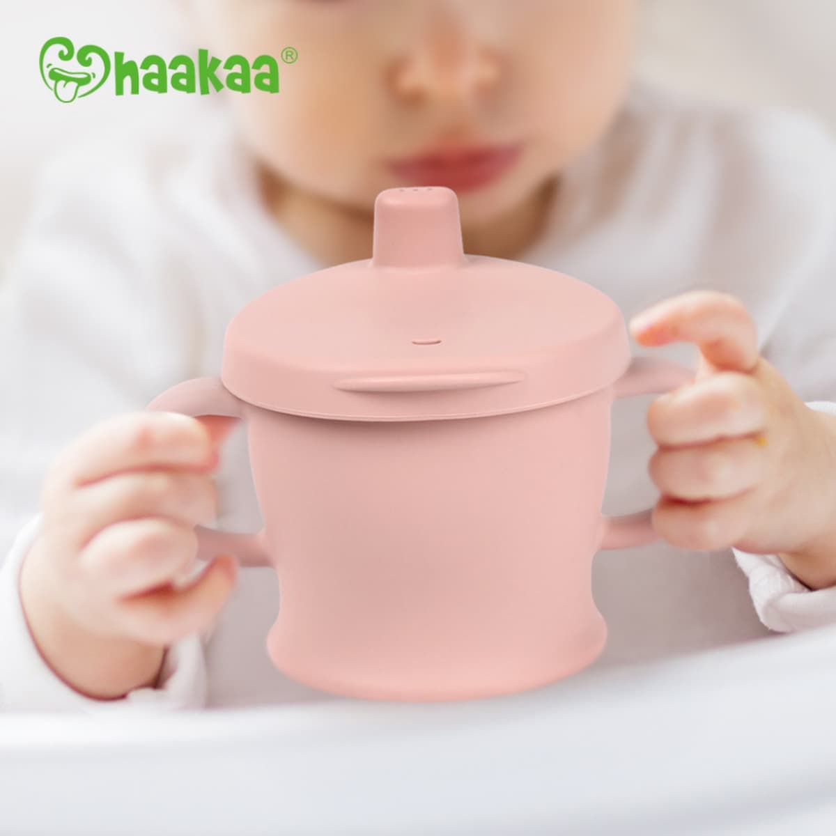 Thumbnail Haakaa Silicone Sip-N-Snack Cup - Blush