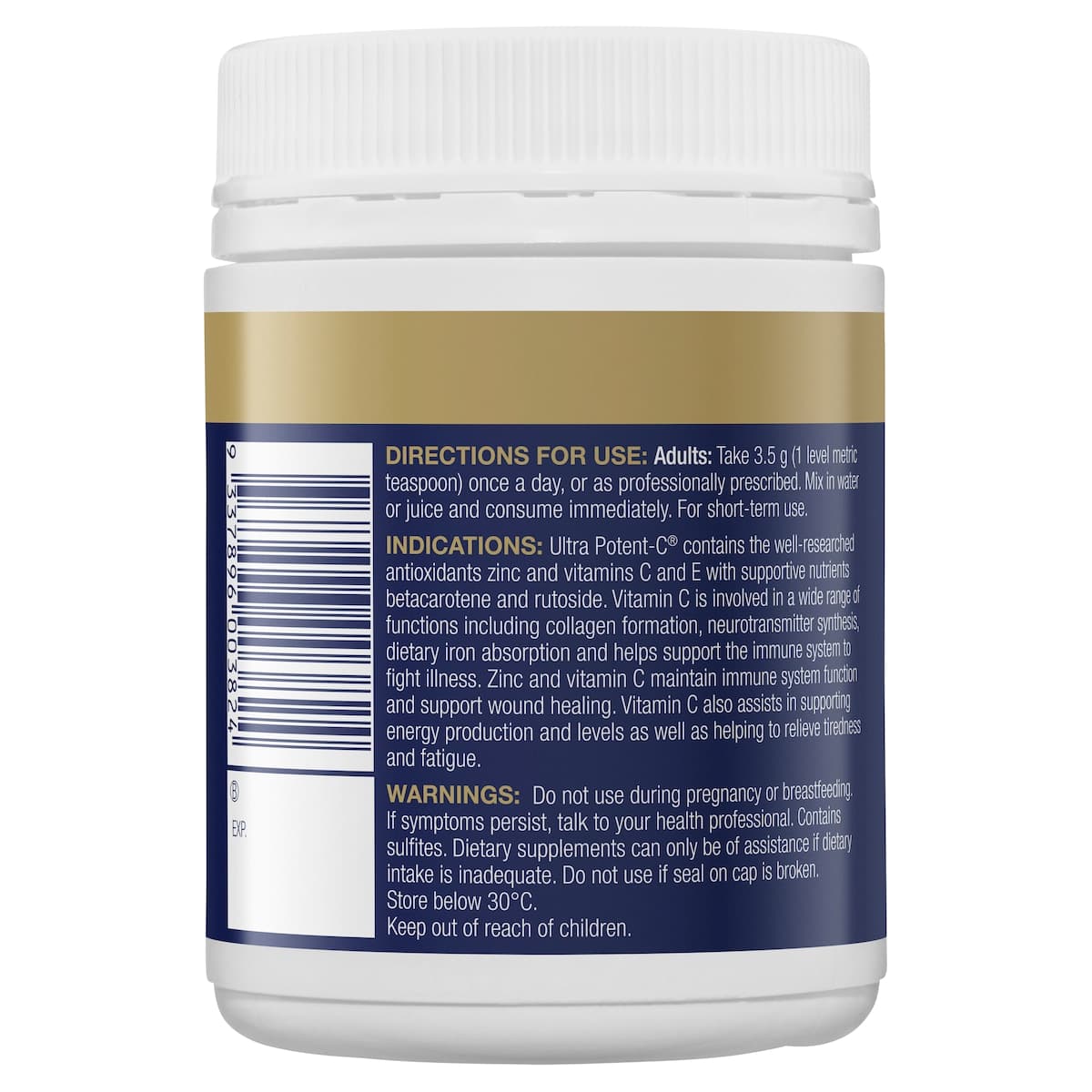 Thumbnail Bioceuticals Ultra Potent-C Powder Orange Flavour 200g